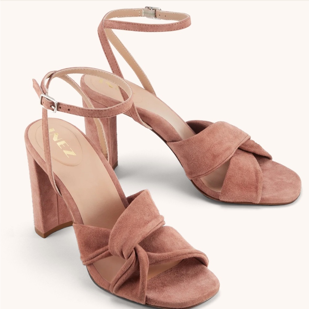 Inez Isabel heels worn once 8.5 clay pink - Picture 11 of 12